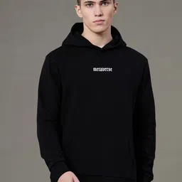 Red Tape Men Graphic Print Fleece Baggy Fit Hoodie-image-61