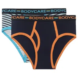 Bodycare Kids Boys Pack of 2 Assorted Basic Cotton Briefs-14