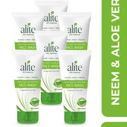 Alite Skin Essence Set Of 6 Active Neem & Aloe Vera Face Wash For Hydrating Skin-100g Each-14