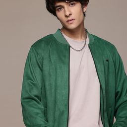 The Roadster Lifestyle Co. Suede-Finish Bomber Jacket-picture-15