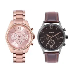 Fossil Modern Courier Unisex Set Of 2 Embellished Analogue Watches 15149286-1-14872732-1-image-53