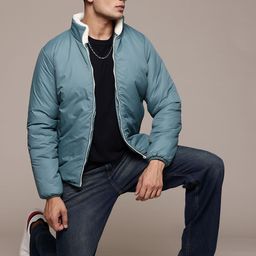 The Roadster Lifestyle Co. Faux Fur Trim Mock Collar Tailored Jacket-image-38