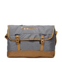 Puma Unisex Grey Solid Messenger Bag-5