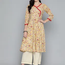Jompers Women Floral Printed Anarkali Kurta-image-17