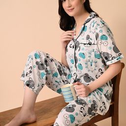 ao services Women Printed Night suit-image-26