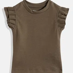 Eteenz Kids Girls Flutter Sleeve Top-image-52