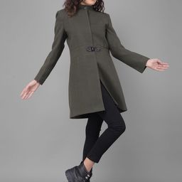 Crimsoune Club Mandarin Collar Longline Overcoat-image-5