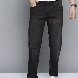 Mast & Harbour Men Black Slim Fit Light Fade Stretchable Jeans-image-81