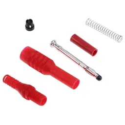 RS PRO 4 mm Black Red Male Banana Plug 1000V 10A, 1917887-4