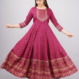 Pristyle Ethnic Motifs Printed Anarkali Kurta-picture-34