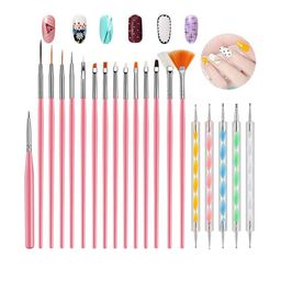 Facejewel Set Of 20 Nail Art Brush Set & Nail Art Pen-17