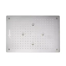 Aquieen 13x19 inch Round Stainless Steel Silver Wall Mount Overhead Shower, AQN 255-image-72