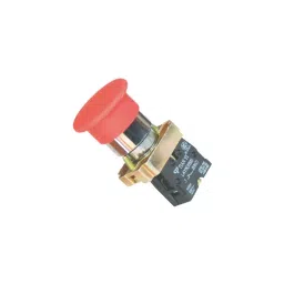 JIGO Red Color Mushroom Head Push Button Size 40 mm and N/C Contact Type, JG-BC42 (Pack of 30)-17
