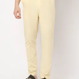 Ethnicity Men Smart Slim Fit Mid-Rise Cotton Trouser-image-80