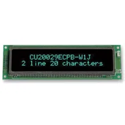 NORITAKE ITRON Vfd Module, 2X20, 9mm, CU20029-UW1J-44