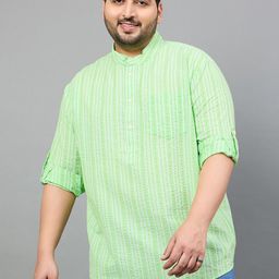 bigbanana Men Striped Patchwork Kurta-41