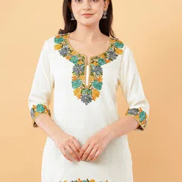 Kala Maison Women Floral Printed Daily Straight Kurta-22