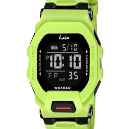 Hala Men Solid Rectangular Tang Regular Digital Watch-1035 image 2
