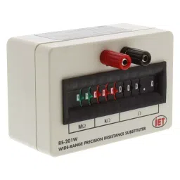 IET LABS Resistance Decade Box, 0 - 99999999.9 Ohm, RS-201W-38