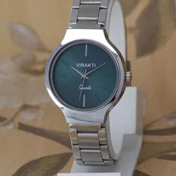 VIRAKTI Women Brass Dial & Stainless Steel Bracelet Style Straps Analogue Watch-23