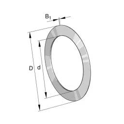 INA Axial Bearing Washers, AS0821-picture-0