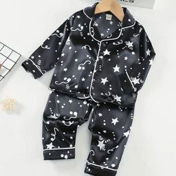 PAGHDAL BROTHERS Unisex Kids Printed Shirt with Pyjamas-image-81