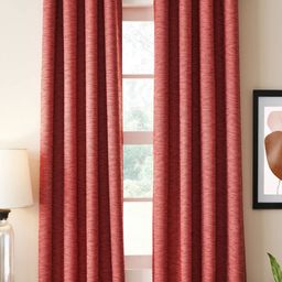 Deco Window Rust Set of 2 Room Darkening Window Curtain-42