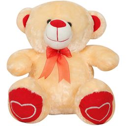 Ultra Plush Stuffed Teddy Bear Toy Cream - Height 28 cm-26