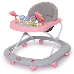 Funride Baby Walker  Herby Foldable Activity Walker with Adjustable Height   - Pink Grey-24