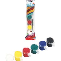 Skoodle Tempera Water Colours With Brush - 6 Shades-image-47