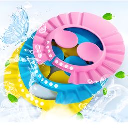 Cozy Vibes Adjustable Thickened Ear Protector Shower Caps for Babies and Toddlers-Pack of 1- Color May Vary-14
