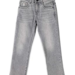 US Polo Assn Cotton Knit Full Length Solid Jeans - Grey-image-18