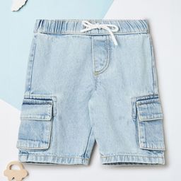 max Boys Regular Fit Cargo Shorts-image-41