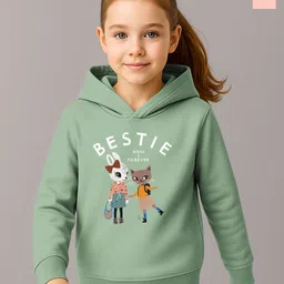 HELLCAT Girls Pack Of 2 Printed Hooded Pullover Sweatshirt-picture-48