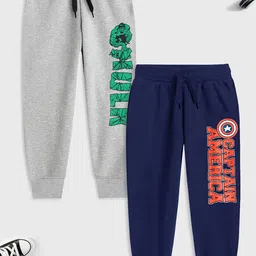 Marvel by Miss and Chief Boys Pack Of 2 Avengers Printed Joggers-image-92