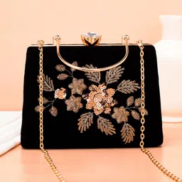 ARTKLIM Embroidered Box Clutch-22