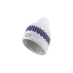 WEDZE By Decathlon Unisex White & Blue Beanie-31