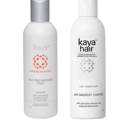 Kaya Unisex Set of Anti-Dandruff Shampoo & Pore Minimising Toner-32