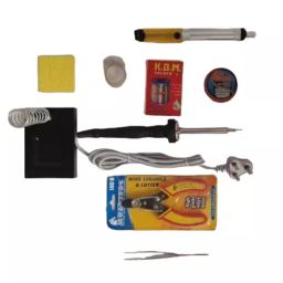 Vtronix 30 W Steel Round Tip Soldering Iron Kit, VtX-30W-SIK004 (Pack of 9)-38