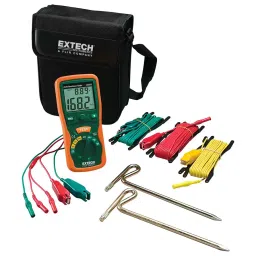 EXTECH INSTRUMENTS Earth Ground Resistance Tester Kit, 382252-48