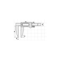 KENCY Digital Caliper Standard 1000 mm Least Count 0.01 mm, CDN1000 image 2