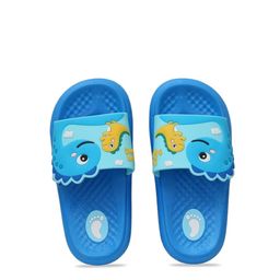 Yellow Bee Boys Cute Dino Rubber Sliders-image-92