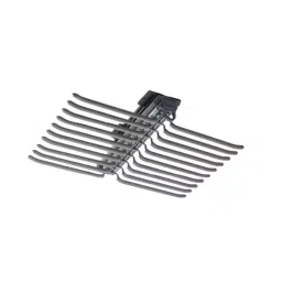 Hettich Top Mounted Pants Rack with Two Row 700 mm Grey Finish Soft Closing, 9339722-41