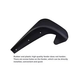 Automoto Cup Type Mud Flaps Splash Guard Front & Rear for Toyota Fortuner Old Model All Models (Set of 4) image 3