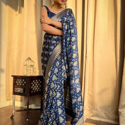 bigben textile Woven Design Zari Banarasi Saree-image-57