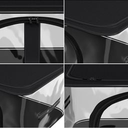 Kuber Industries Black Set of 6 Regular Drawer Organiser Organisers image 2