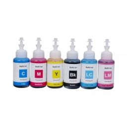 Dubam Sublimation Ink for Epson L805, L800, L1800, L850 Printers (Cyan, Magenta, Yellow, Black, Light Cyan & Light Magenta - 70 ml x 6)-26