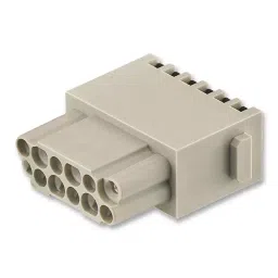 Harting Heavy Duty Connector Inserts / Modules RECTANGULAR MODULE, RCPT, 12POS, 09 14 012 2732-28