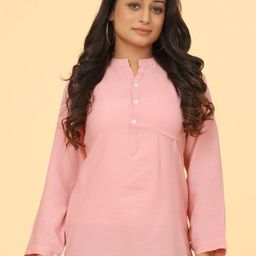 CORSICA Mandarin Collar Straight Kurti-picture-36