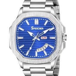 SPENCHER Men Stainless Steel Straps Analogue Multi Function Watch SW New Otus-10